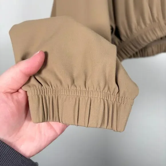 Balance Athletica Neutral Tan Oversized Elastic Cinch Waiset Outlander Pullover - Picture 5 of 9